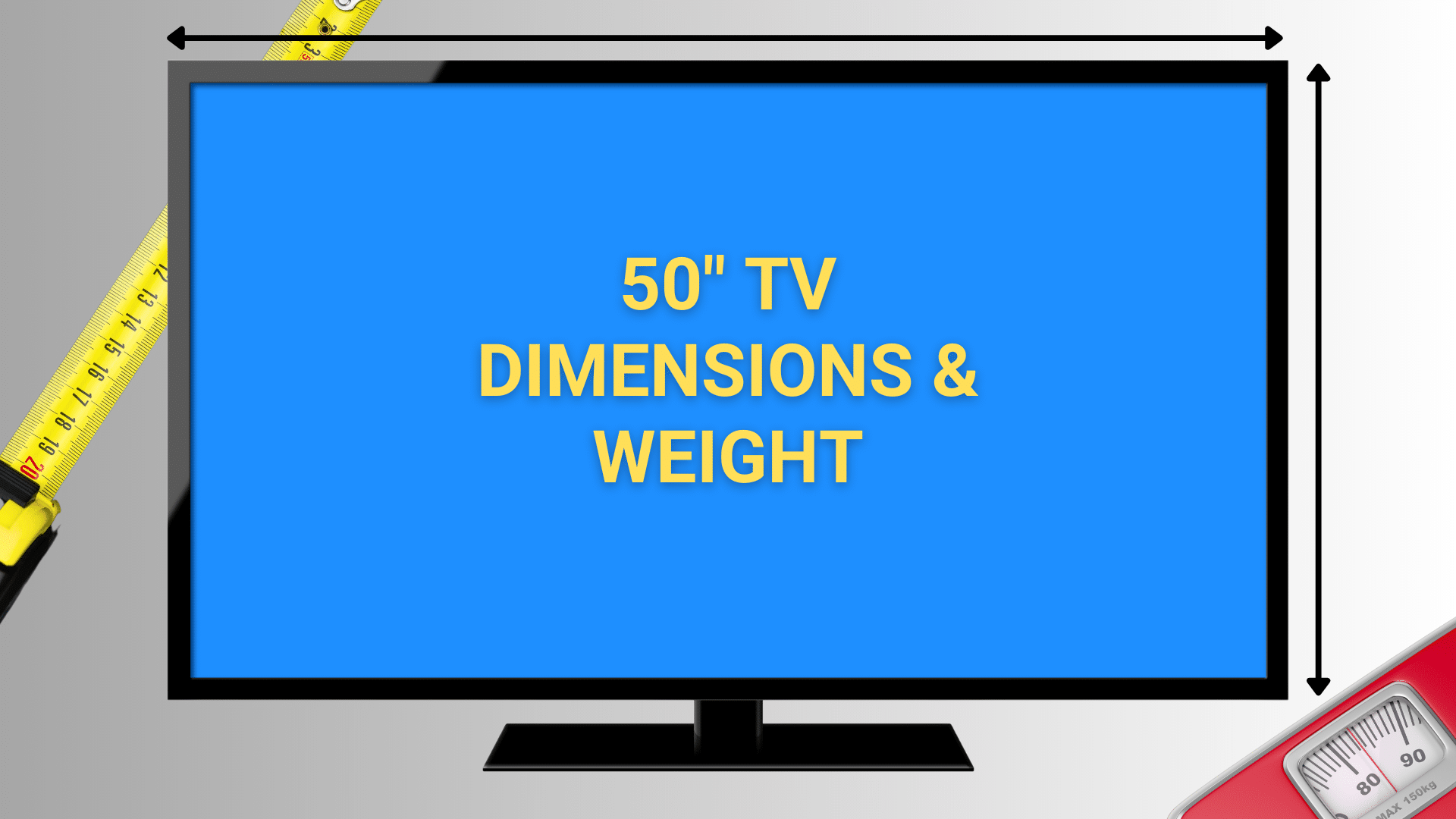 How To Measure A 50 Inch Tv Screen